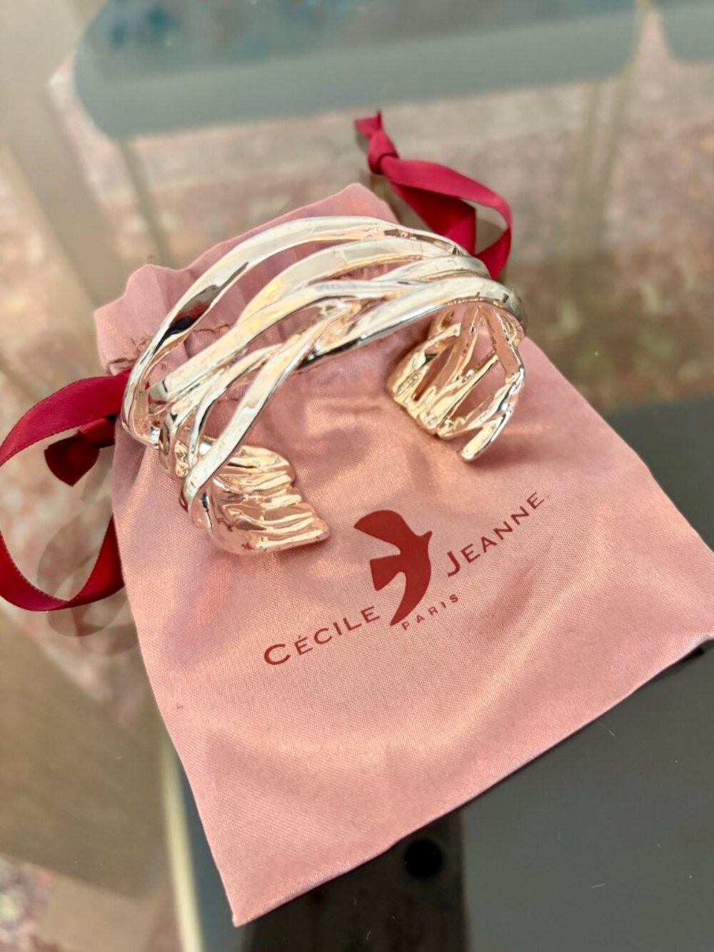 Cécile & Jeanne Silver Milky Way Cuff
